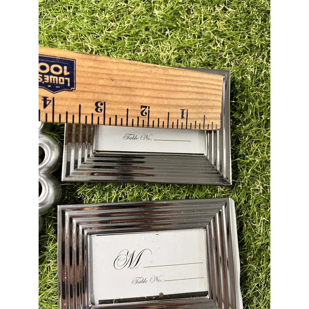 Set‎ of 3 Decorative Photo Frames - Silver Finish